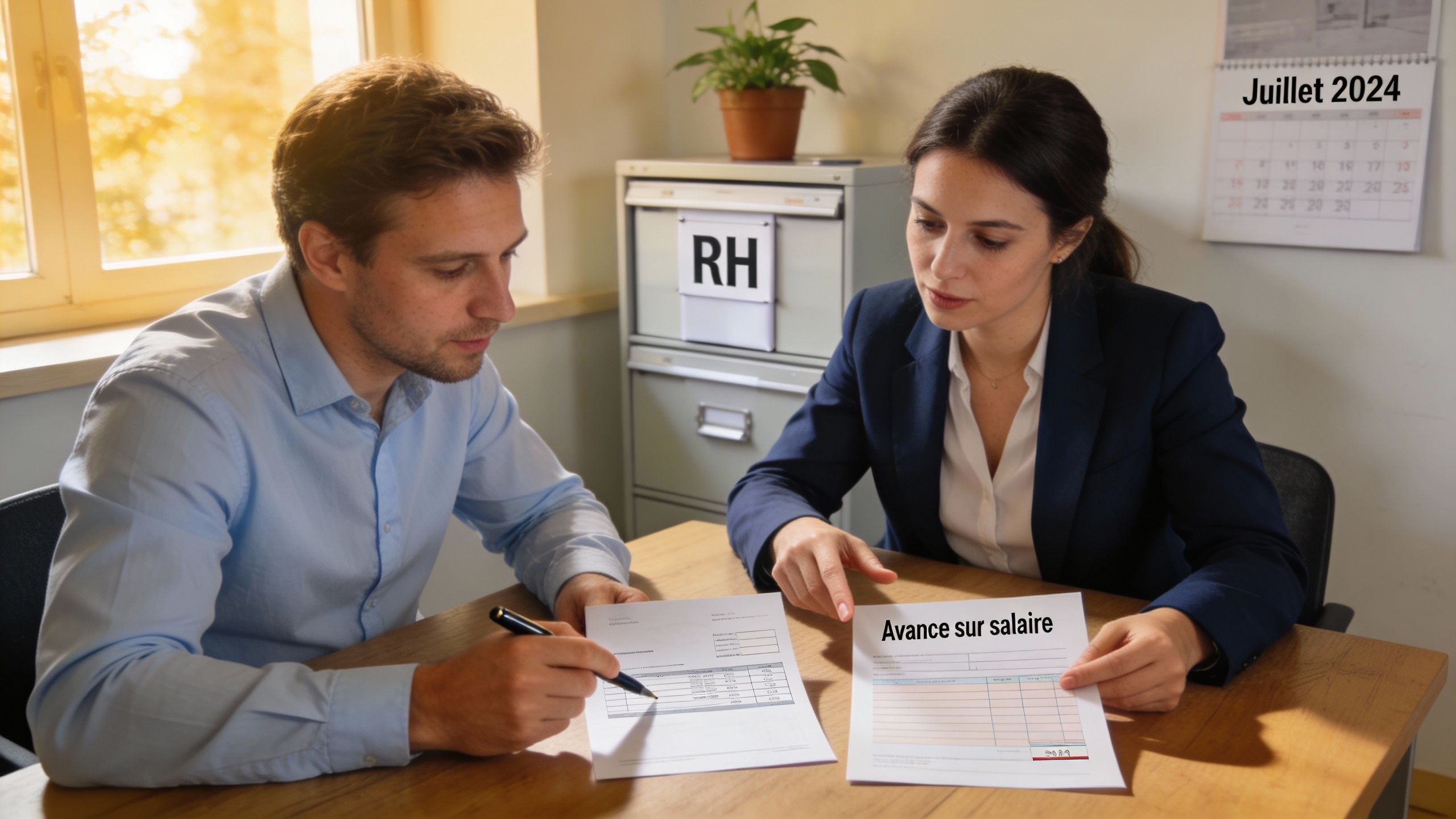 Procédure d’avance sur salaire