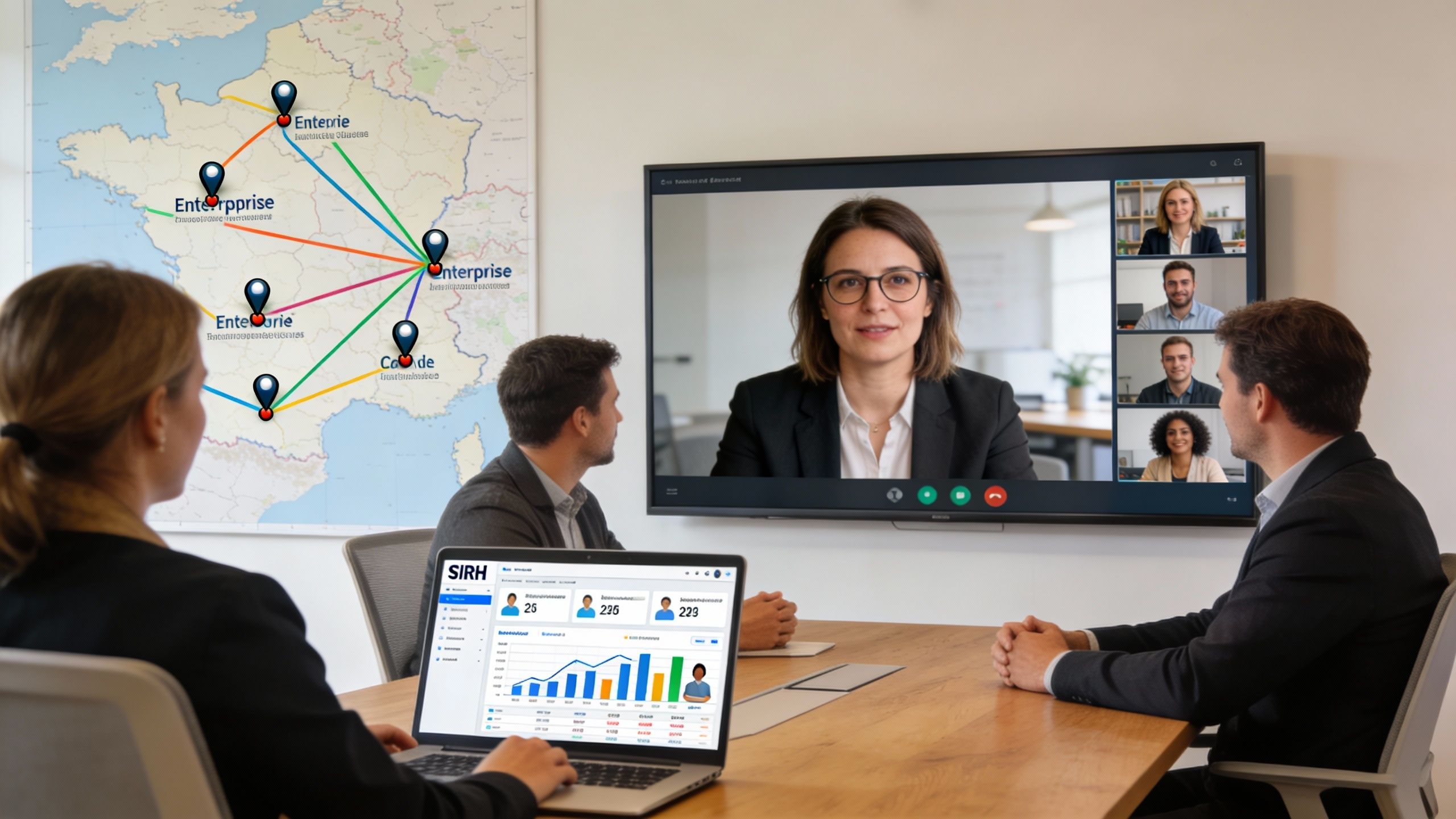 SIRH multi-sites et organisations dispersées