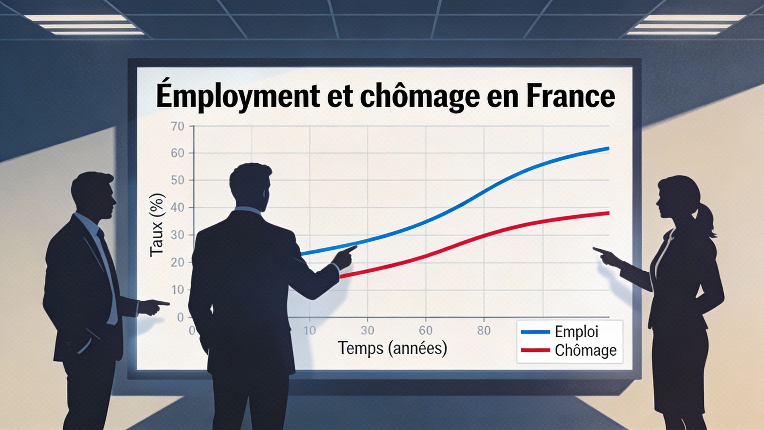 Statistiques emploi et chômage en France